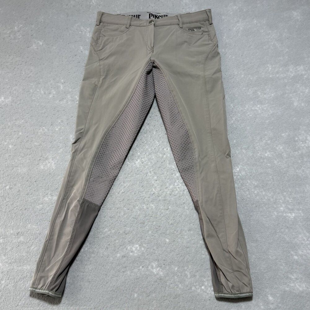Pikeur Riding Breeches Women’s Size 38 Beige Full Grip Equestrian Pants